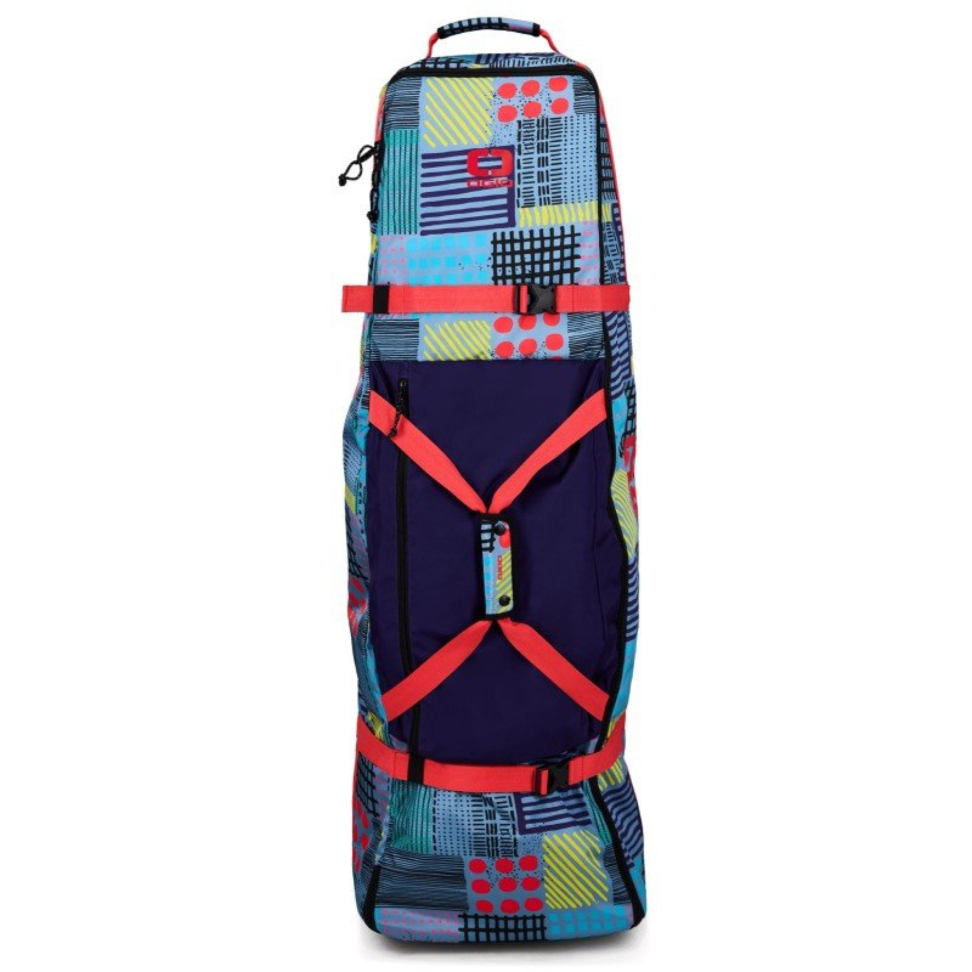 Ogio Alpha Golf Travel Bag Cover with Wood Block Abstract Ogio Alpha Golf Travel Bag Cover