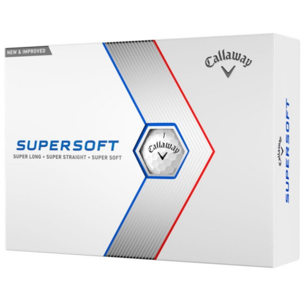 Callaway Supersoft White Golf Balls 12 Pack (Dozen)