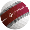 TaylorMade Tour Response Stripe red golf ball