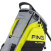 Ping Hoofer Stand Bag grey lime neon top view