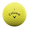 Callaway Supersoft Yellow Golf Ball with logo