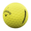 Callaway Supersoft Yellow Golf Ball with black stripe