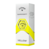 Callaway Supersoft Yellow Golf Ball 3 pack inside 12 pack