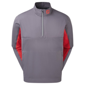 FootJoy Hydroknit Waterproof Jacket Charcoal/Red