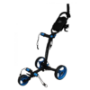 Axglo TriLite 3 Wheel Push Trolley Blue