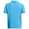 Under Armour Junior Matchplay Polo Shirt Capri/Black Back
