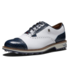 FootJoy Premiere Tarlow Golf Shoes White/Navy Toe Cap Close