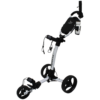 Axglo TriLite 3 Wheel Push Trolley White