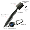 PGA TOUR Deluxe Golf Brush features
