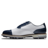 FootJoy Premiere Tarlow Golf Shoes White/Navy Toe Cap Left Side View