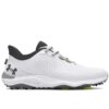 Under Armour Drive Pro Golf Shoes White/White/Metallic Gun Metal