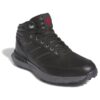 adidas S2G RAIN.RDY Golf Boots Core Black/Iron Metallic/Better Scarlet Front View