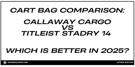 Callaway vs Titleist golf cart bag review